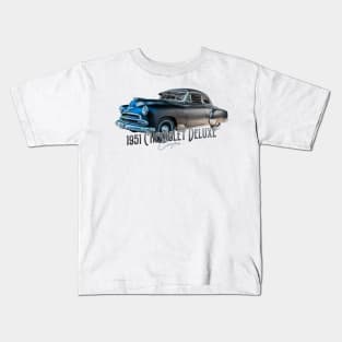 1951 Chevrolet Deluxe Coupe Kids T-Shirt